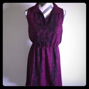 Snake skin print dress